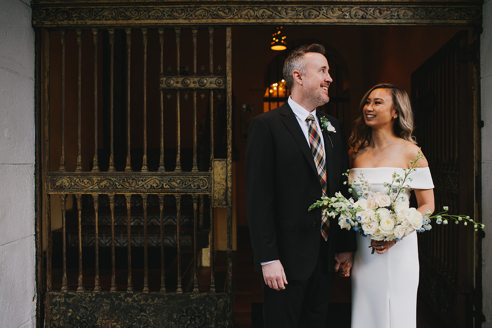 Husband and Wife Getting Married