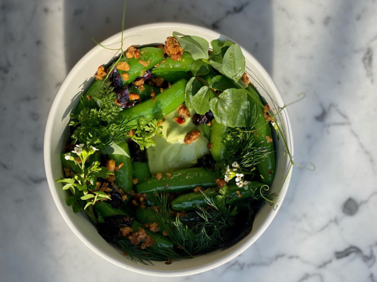 snap pea salad