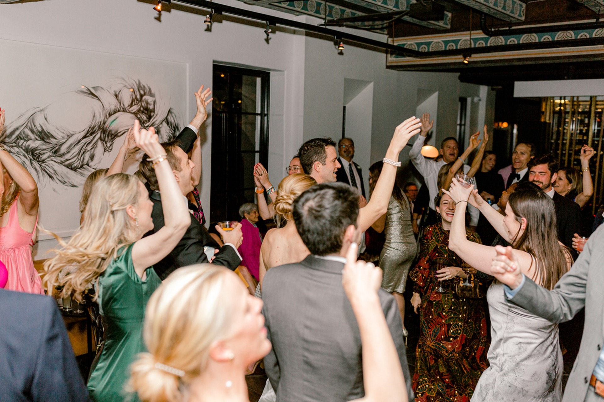 dancing in the lounge at Redbird