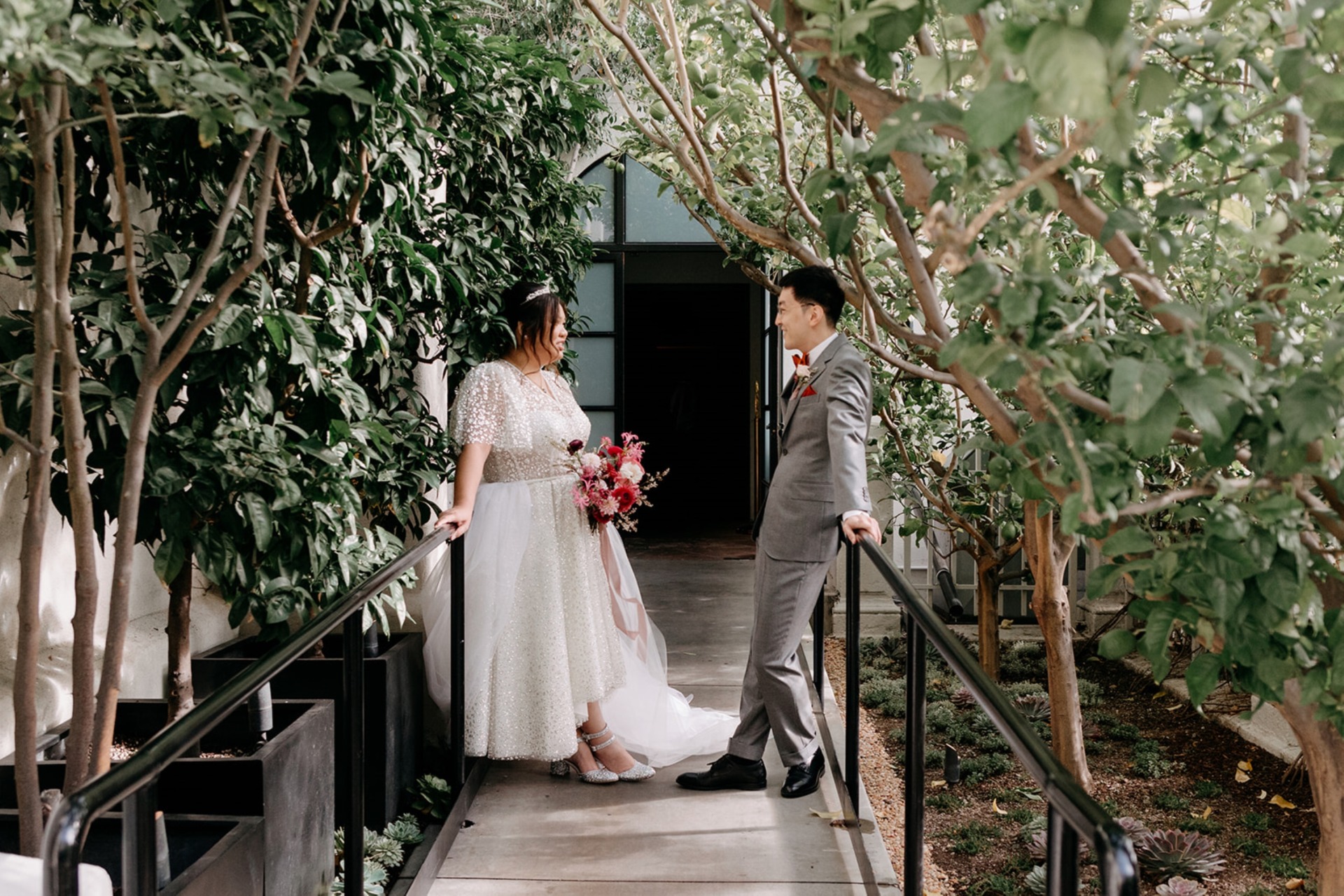 bride and groom