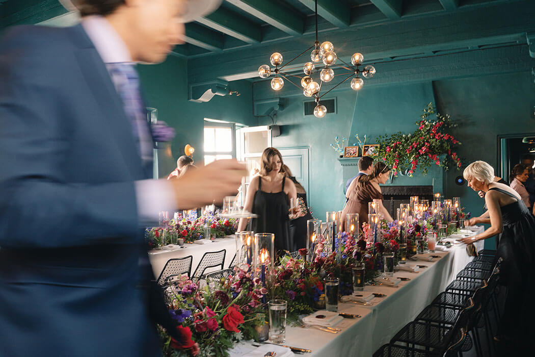 Setting the stage in the Cardinal's Quarters at Redbird | Vibiana