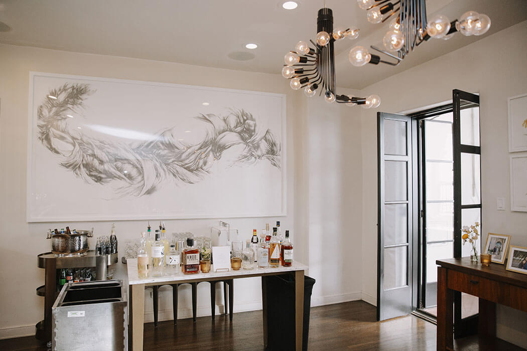 The indoor bar at The Nest at Redbird | Vibiana