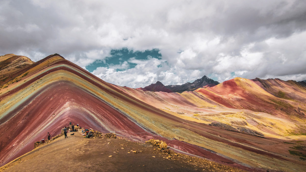 Peru painted mountains