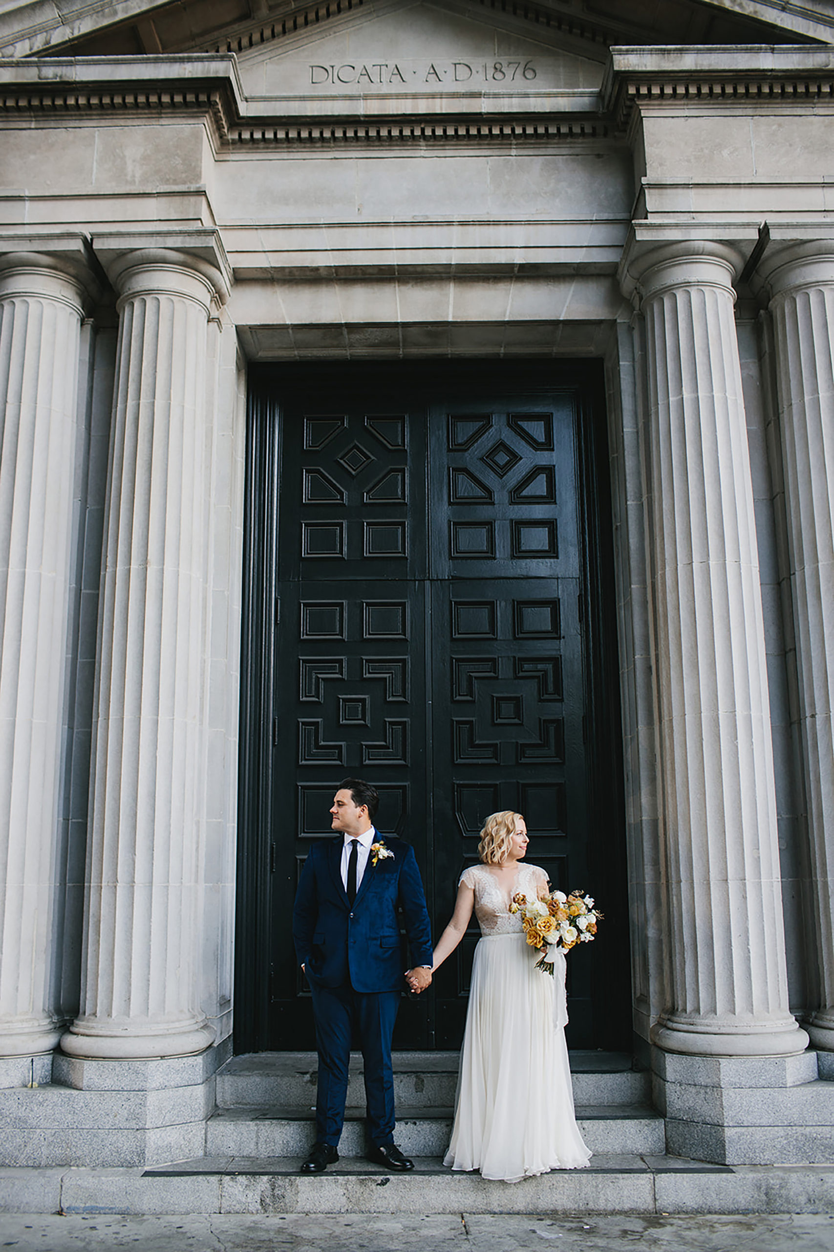 Grace + Anthony&#8217;s Garden Wedding in Downtown Los Angeles
